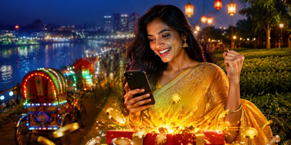 ঢাকার ক্যাসিনো অ্যাপ ও চা বাগানের মনোরম দৃশ্য